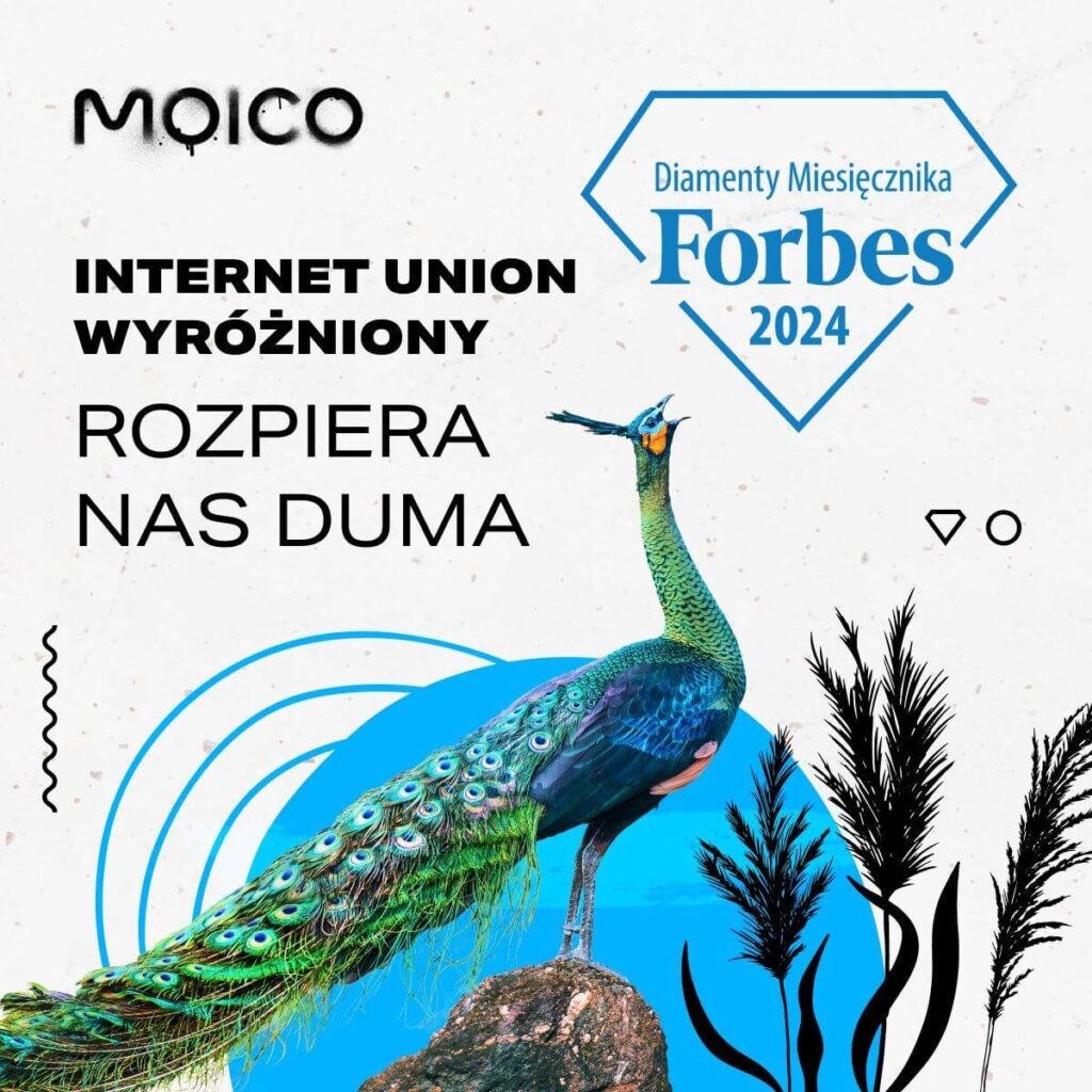 Internet śródmieście Wrocław union wyróżniony diamenty miesięcznika Forbes 2024